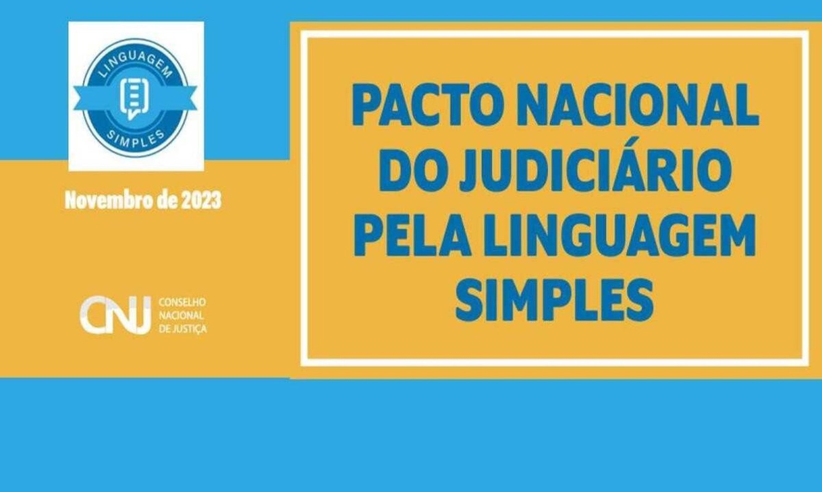 A linguagem simples não precisa ser pobre - (crédito: CNJ/Divulgação) A linguagem simples não precisa ser pobre - (crédito: CNJ/Divulgação)