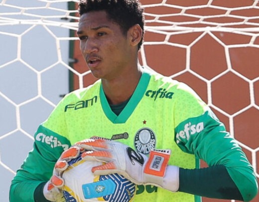 Goleiro faz milagre no Brasileirão Sub-20 -  (crédito: Foto: Cesar Greco/Palmeiras)