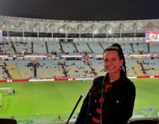 Nora de Tite mostrou os bastidores dos familiares em um jogo do Flamengo no Maracanã  -  (crédito: Foto: Divulgação)