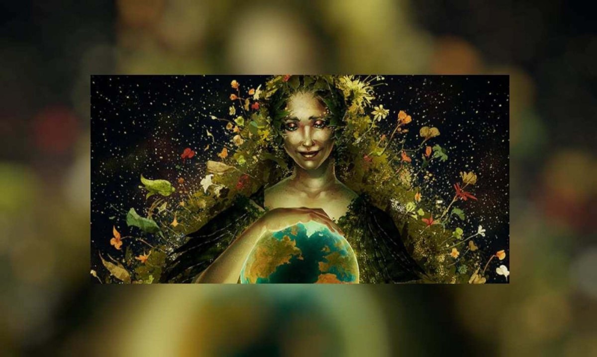 Gaia, na mitologia grega, é a deusa da Terra, mãe geradora de todos os deuses e criadora do planeta -  (crédito: astrocentro/divulgação)