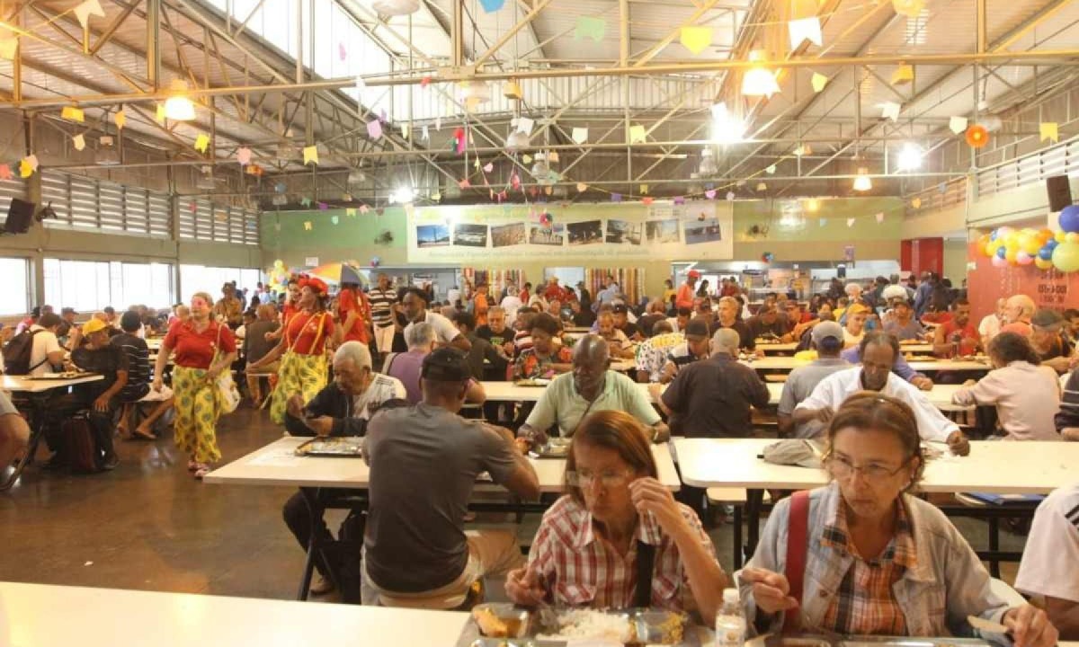 Restaurante Popular I completa 30 anos nesta quinta-feira (11/07) -  (crédito: Jair Amaral/ EM/D.A Press)