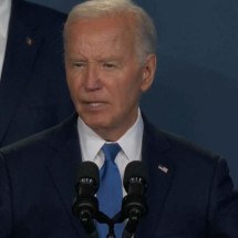 Biden se confunde e apresenta Zelensky como 'Putin' em evento da Otan - Reprodução