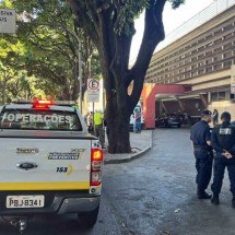 Guardas municipais vão ao João XXIII prestar solidariedade às vítimas - Wellington Barbosa/EM/DA Press