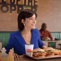 Burger King tem crossover com a Lu, do Magalu, em promoção de Whopper - Divulgação/Burguer King e Magazine Luiza