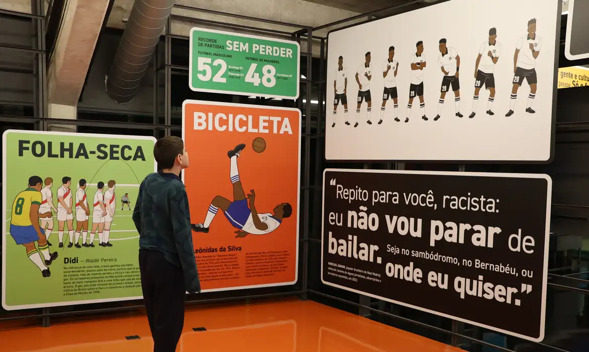 Museu do Futebol reabre com espaço a Pelé e ao futebol feminino  -  (crédito: EBC)