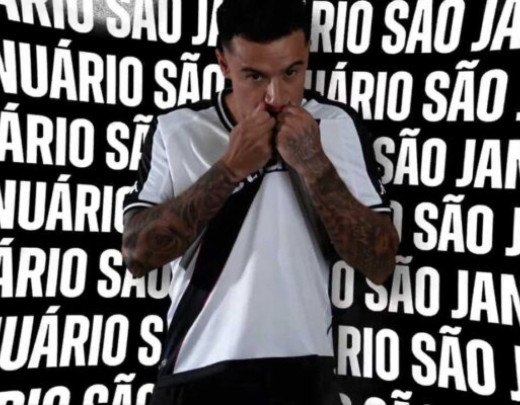 Coutinho está de volta ao Vasco da Gama  -  (crédito: - Foto: Reprodução Twitter @VascodaGama)