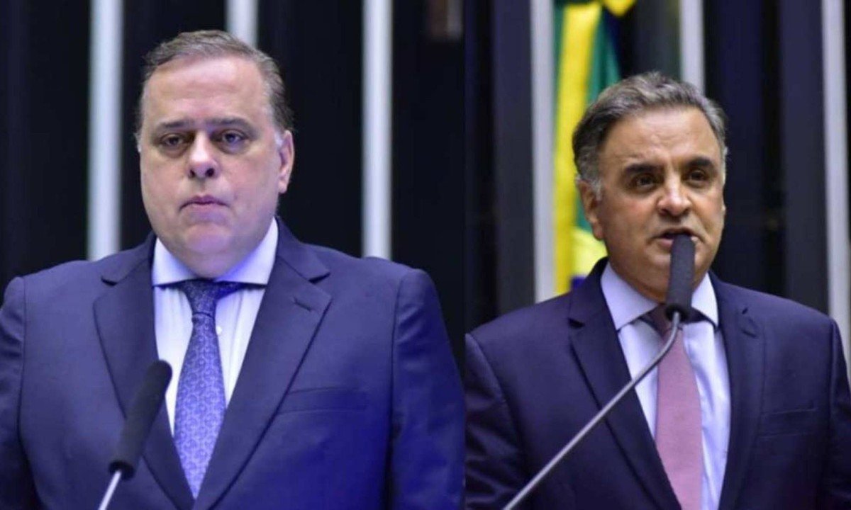 Para Aécio e Paulo Abi-Ackel, João Leite representa uma opção de centro para o eleitor de BH, sem radicalismos de esquerda ou direita -  (crédito: Câmara dos Deputados/Divulgação)