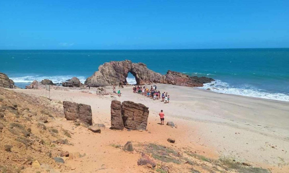 Jericoacoara, no Ceará, é um dos destinos do Nordeste na lista de preferência de férias dos Brasileiras -  (crédito: Carlos Altman/EM)