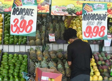 Os preços da alimentação no domicílio fecharam o acumulado de 2024 com inflação de 8,23% -  (crédito: Leandro Couri/ EM/D.A. Press)