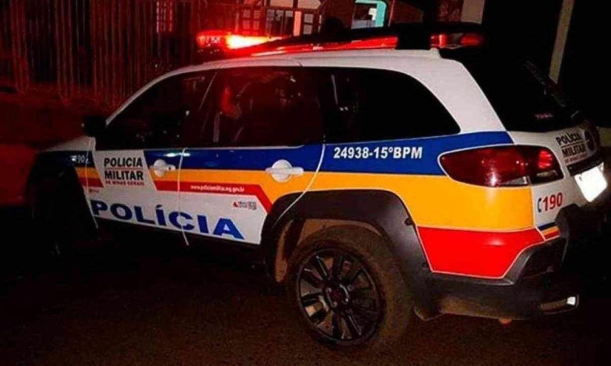 Polícia Militar apreendeu dois menores por envolvimento no furto de uma loja no Buritis -  (crédito: PMMG)