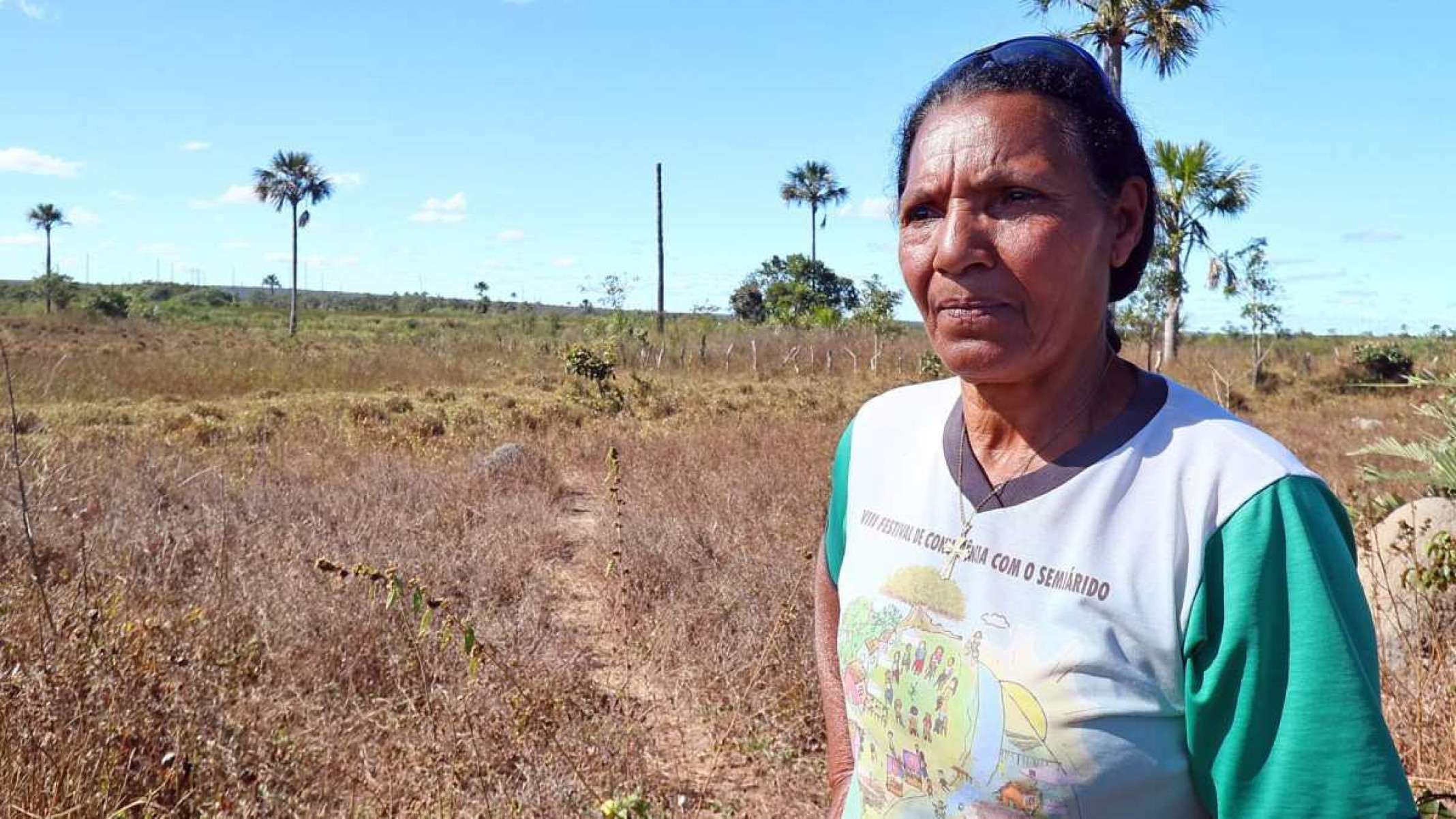 Delícia Fernandes da Mota , veredeira e pequena agricultora em Januária 