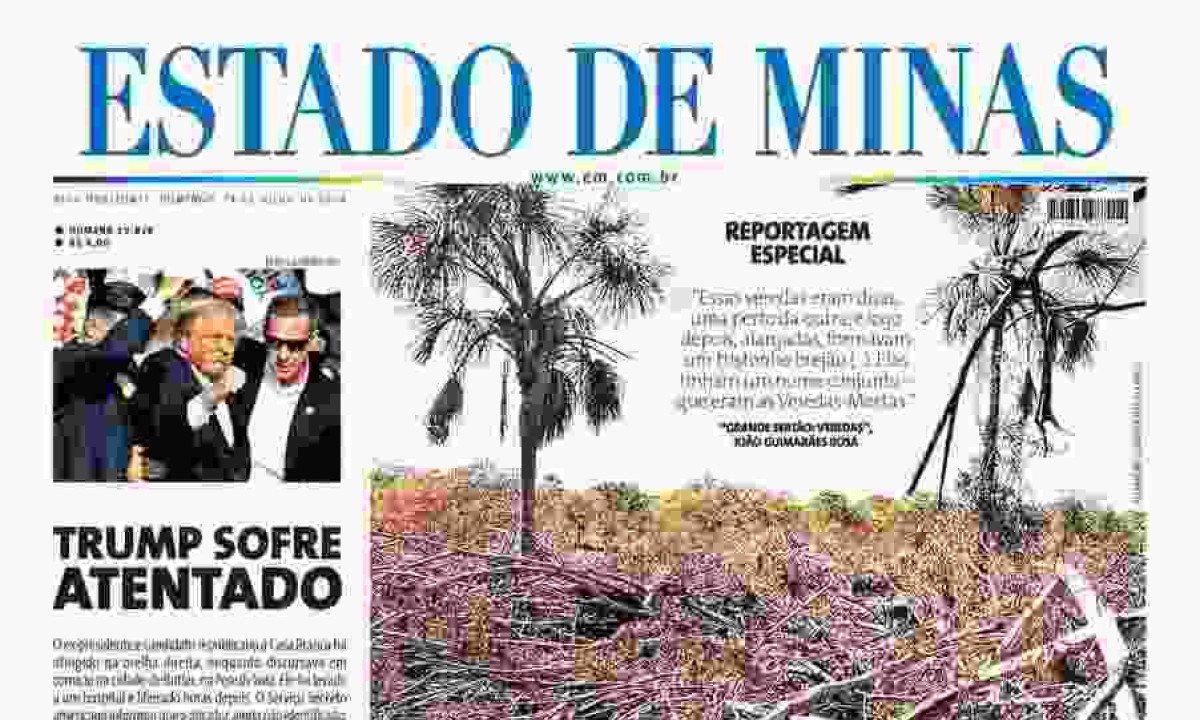 CAPA DO ESTADO DE MINAS -  (crédito: ESTADO DE MINAS)