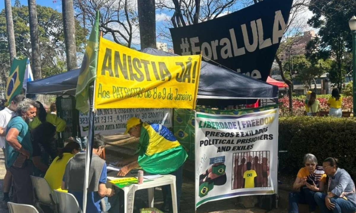 A manifestação não teve a presença de aliados mais próximos a Jair Bolsonaro (PL) -  (crédito: Arquivo Pessoal)