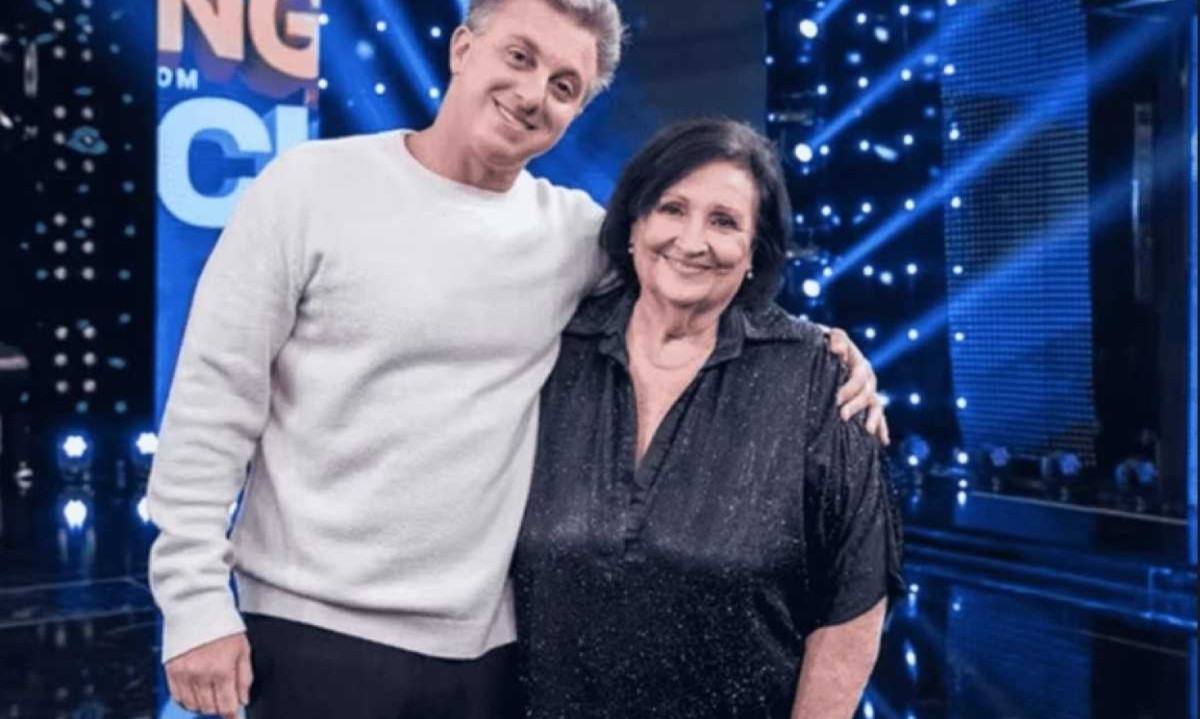 Dona Déa e Luciano Huck -  (crédito: Globo/ Reprodução)