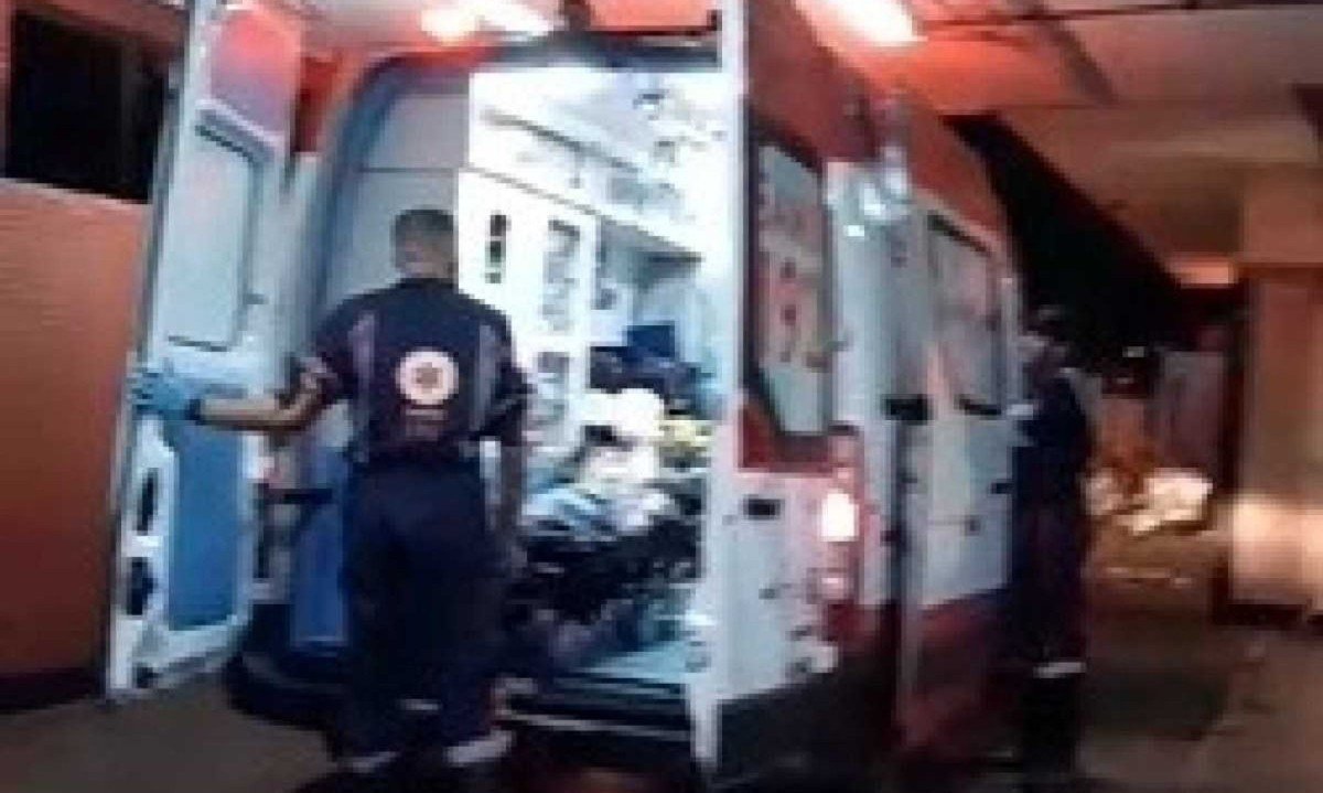 Motorista de aplicativo foi socorrido e encaminhado para o Hospital João XXIII com diversos ferimentos no rosto -  (crédito: Reprodução)