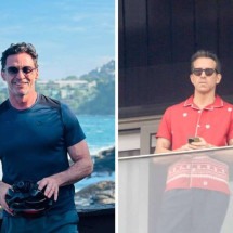 Ryan Reynolds e Hugh Jackman são flagrados curtindo dia de sol no RJ - Instagram/AgNews