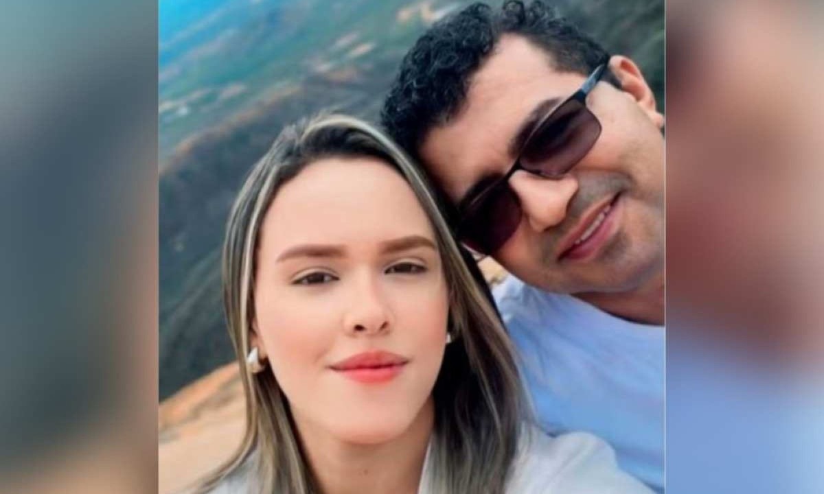 Gilson Cruz de Oliveira Monteiro e a adolescente Maria Vitória dos Santos -  (crédito: Reprodução/redes sociais)