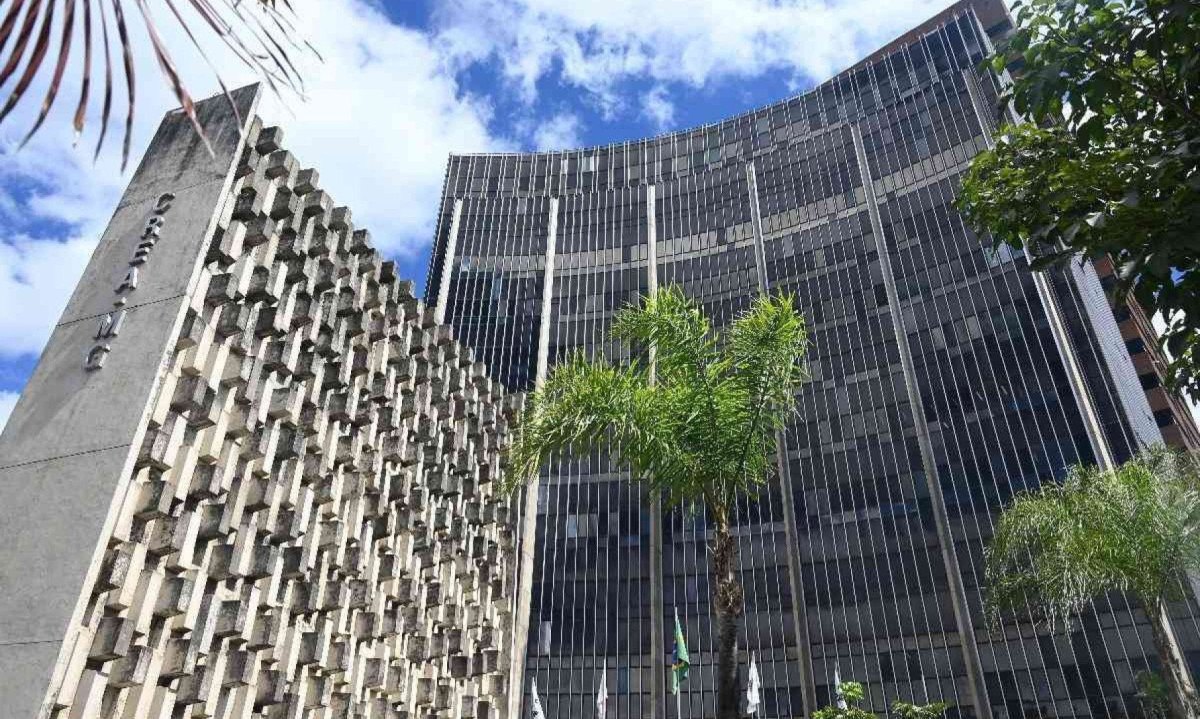 Na foto, a fachada da sede do Crea-MG em Belo Horizonte -  (crédito: Leandro Couri/EM/DA.Press)