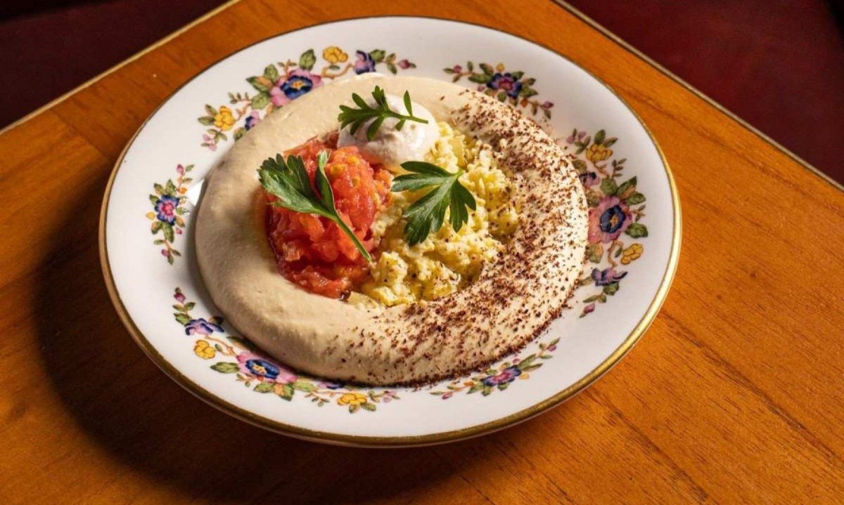 Homus clássico do chef argentino de família judaica Tomás Kalika -  (crédito: Leo Liberman/Divulgação)