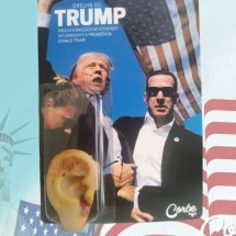 Loja que fez boneco ‘Faria Limer’ agora vende ‘orelha do Trump’ por R$ 65  - Divulgação