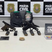 BH: casal envolvido com facção do Rio é preso - Divulgação/PCMG