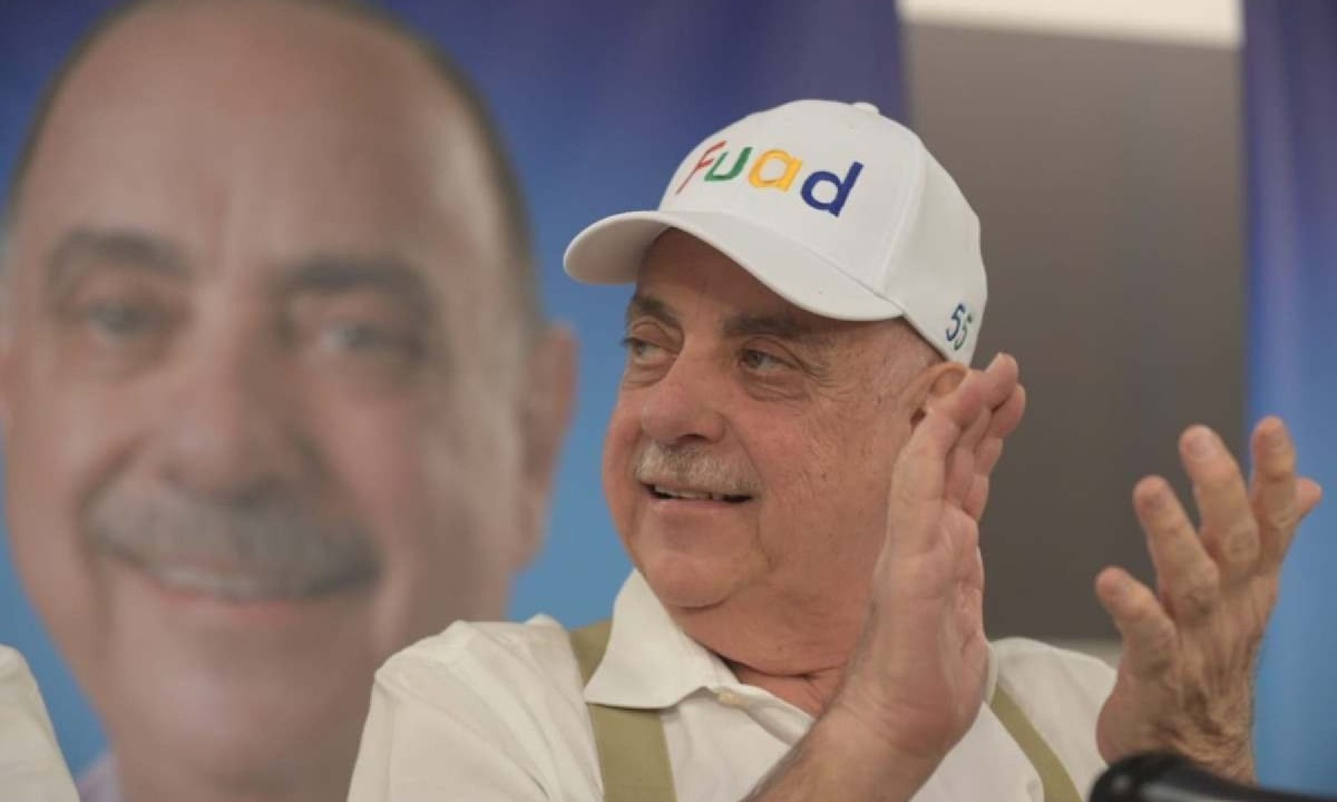 Prefeito Fuad Noman teve sua candidatura à reeleição oficializada em convenção do PSD na capital mineira -  (crédito: Leandro Couri/EM/D.A Press)
