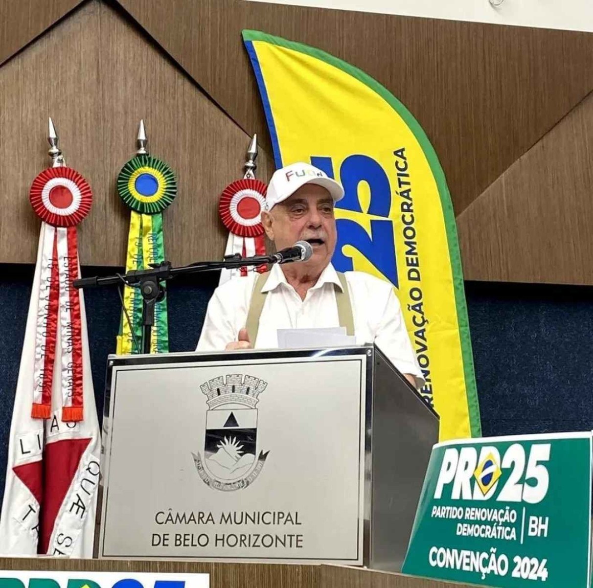 Fuad reforça coligação pela PBH em convenção do PRD