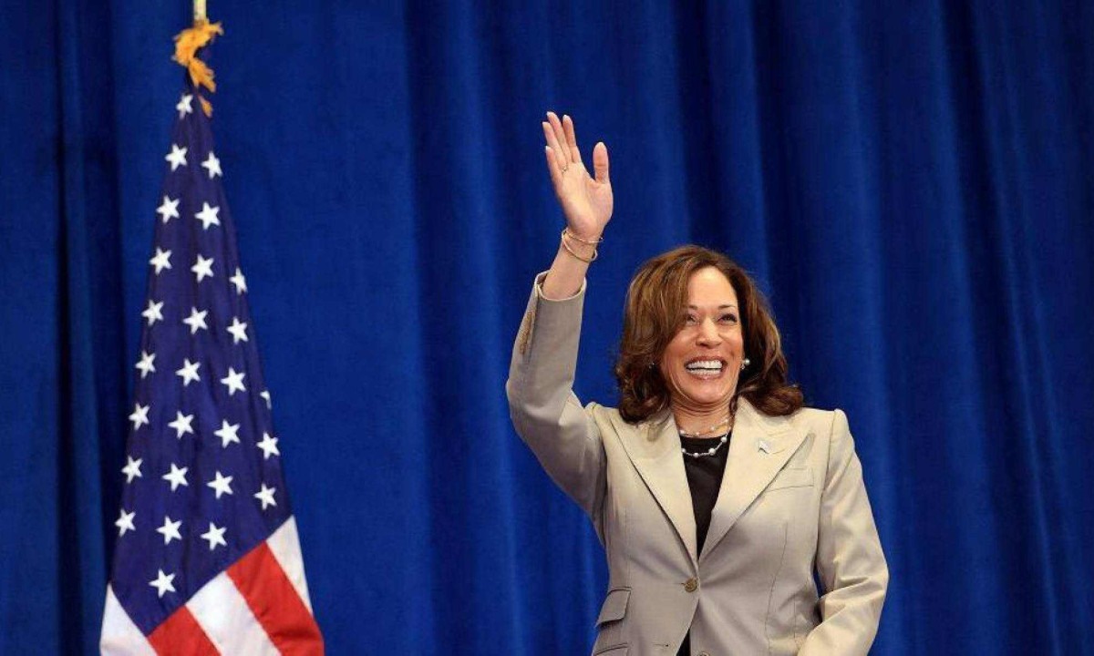 Kamala substituiu Joe Biden na disputa contra Donald Trump -  (crédito: Reuters)