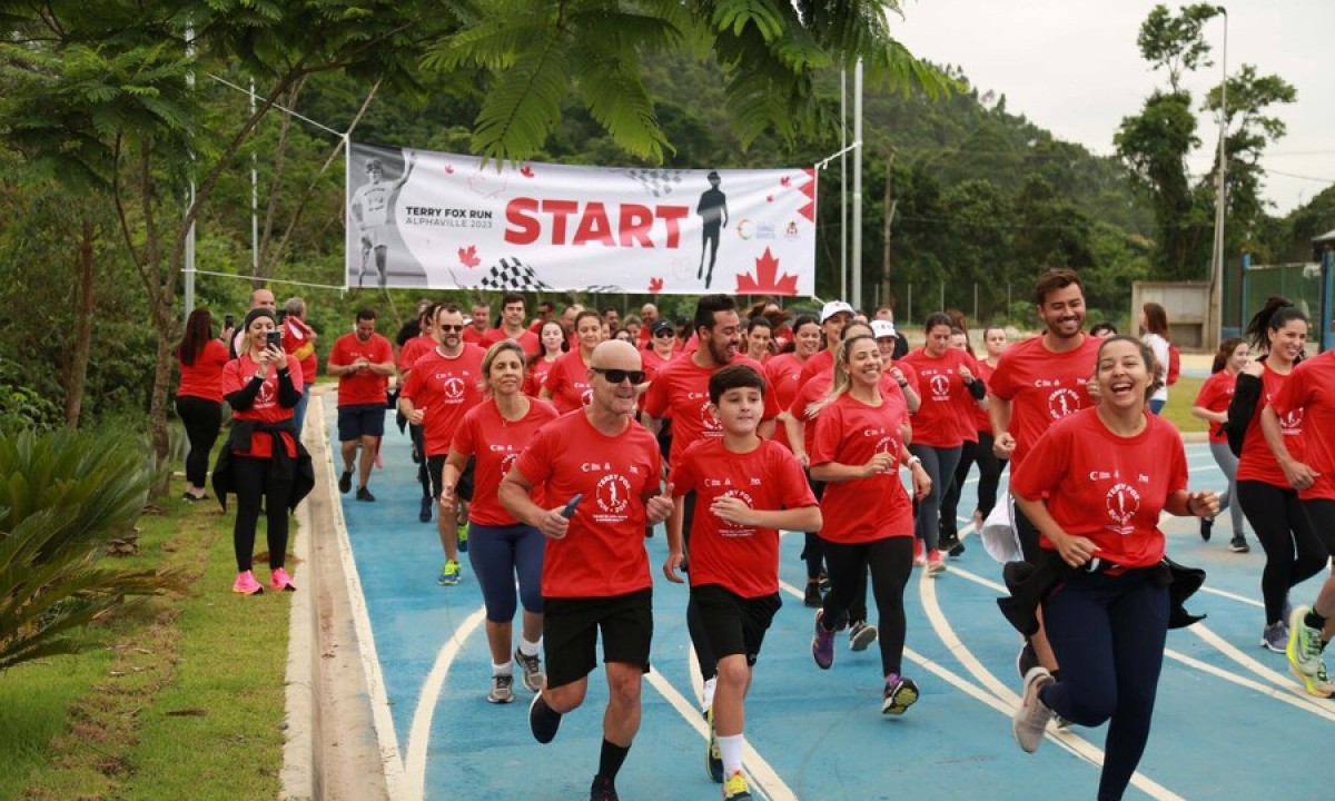 Evento esportivo Terry Fox Run Alphaville 2024 acontece em setembro -  (crédito: DINO)