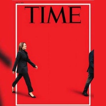 Revista Time já coloca Kamala substituindo Biden na disputa eleitoral - Reprodução: Redes Sociais/Time