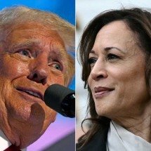 Trump doou US$ 6 mil para campanha de Kamala Harris; entenda - Brendan SMIALOWSKI, Nick Oxford / AFP