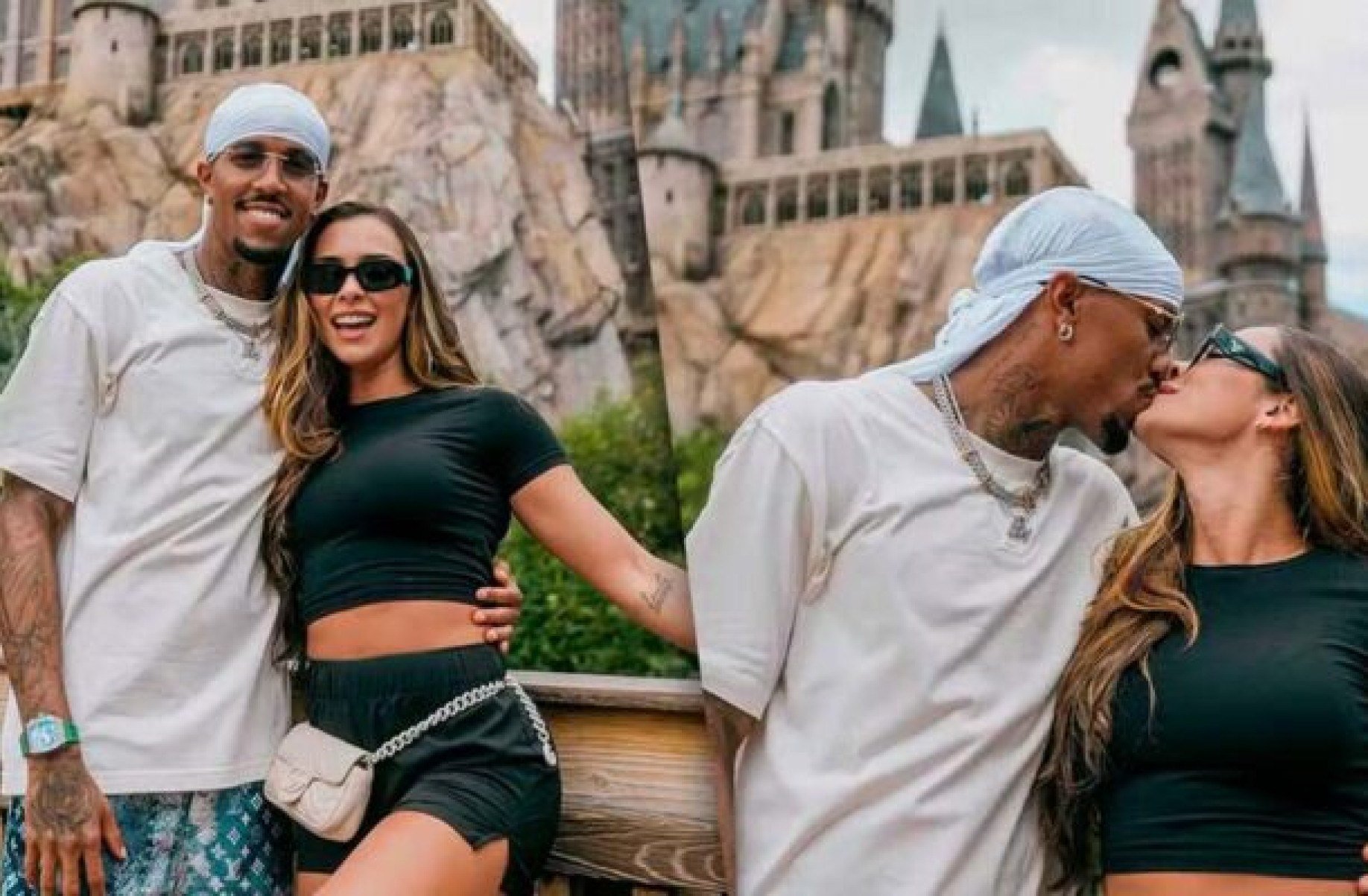 Esposa de Militão mantém tatuagem com nome do ex, Léo Pereira