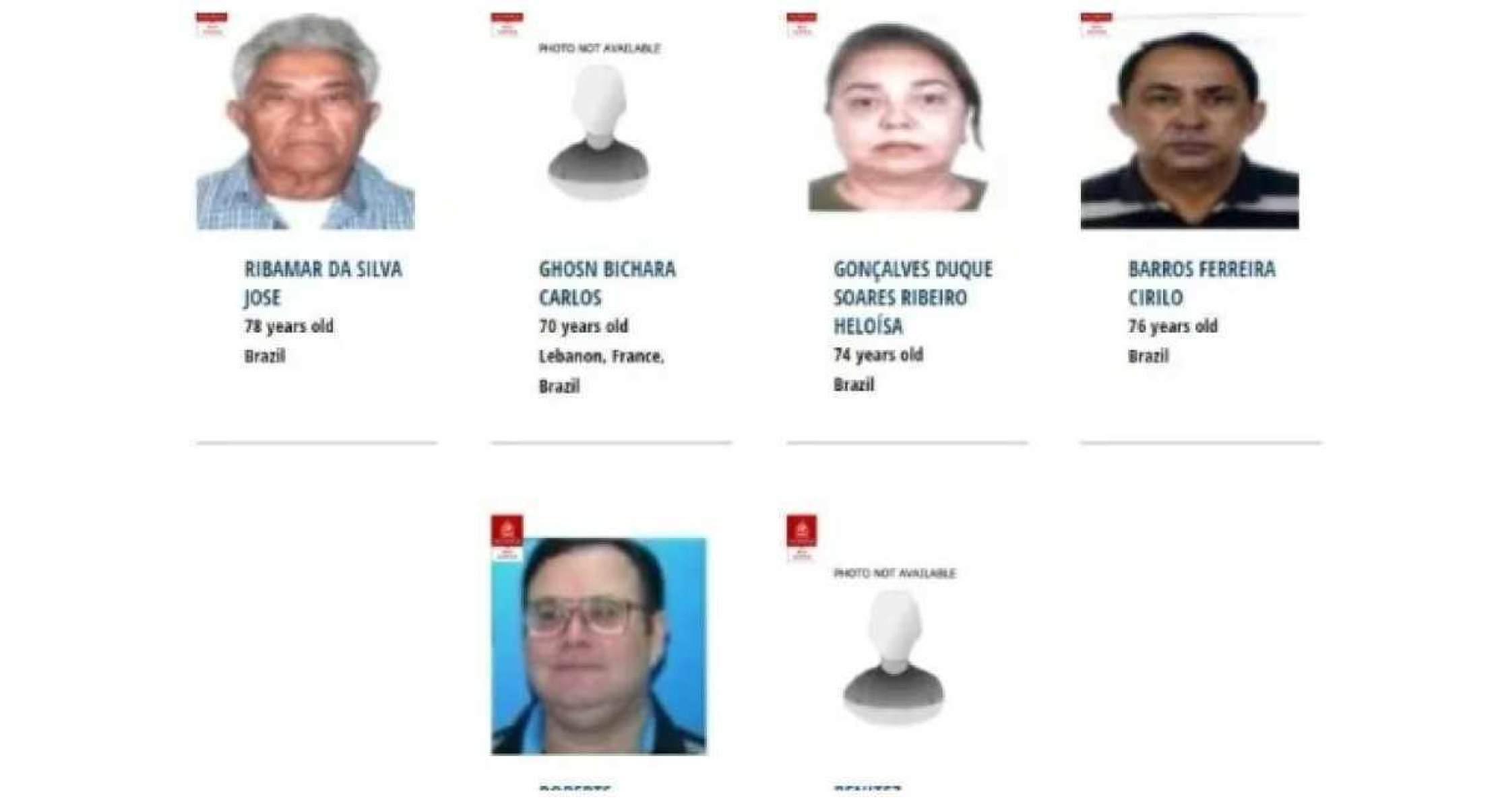 Brasileiros com mais de 70 anos são procurados pela Interpol 