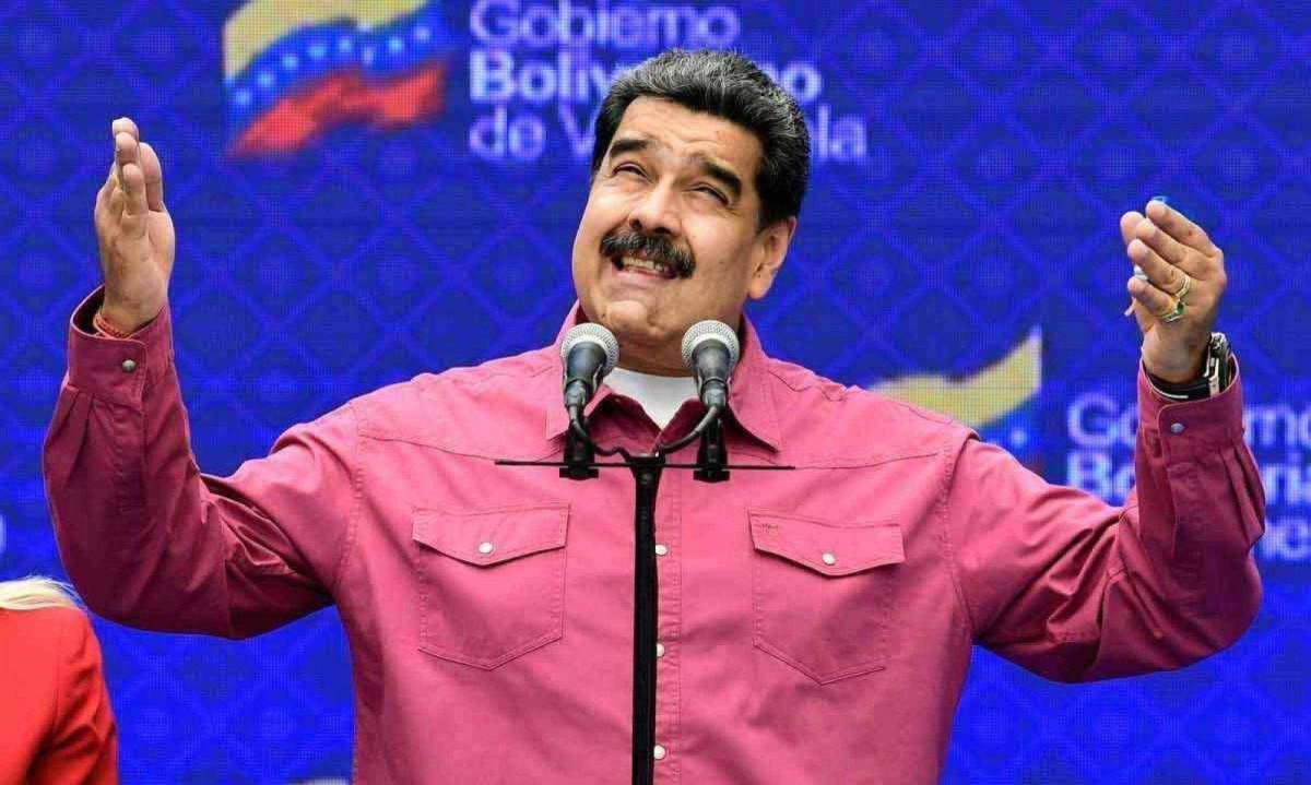 Nicolás Maduro concorre à reeleição no próximo domingo, 28 de julho -  (crédito: DAVID MARIS/AFP)