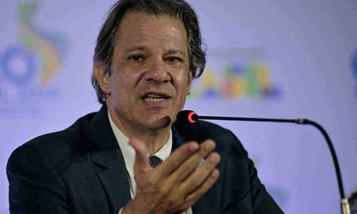 O ministro Fernando Haddad pode se preparar para um novo ataque no reino digital -  (crédito: NELSON ALMEIDA/AFP)