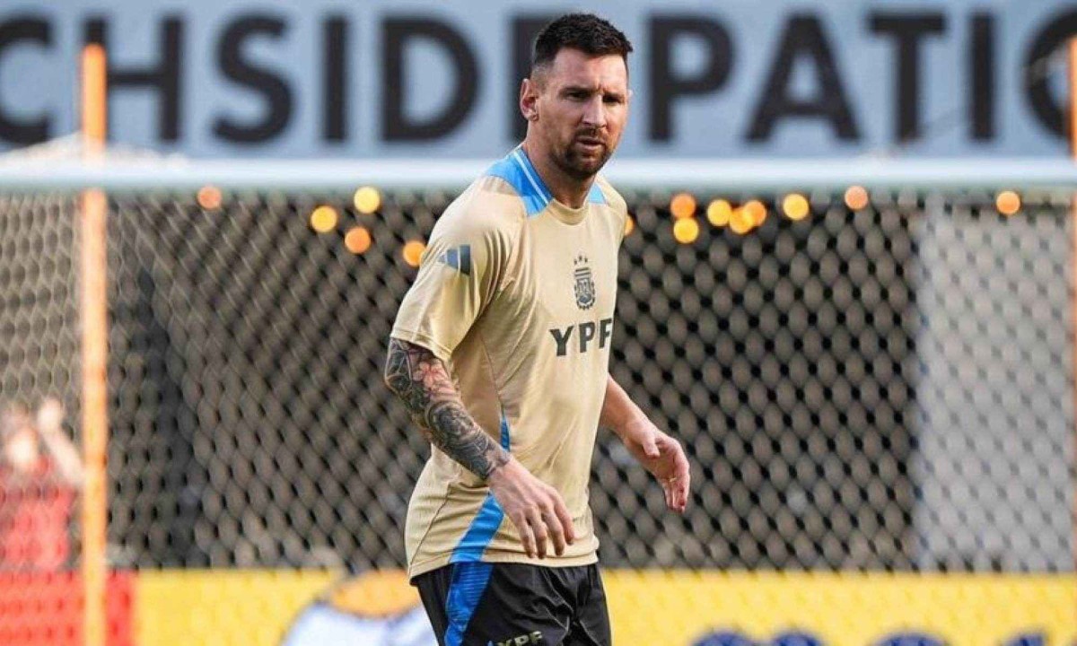 Messi reage após confusão em jogo da Argentina contra Marrocos -  (crédito: No Ataque Internacional)