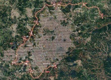 A obra do Rodoanel promete desafogar o tr&acirc;nsito da Regi&atilde;o Metropolitana de Belo Horizonte -  (crédito: Seinfra / Divulga&ccedil;&atilde;o)