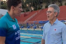 Zema promete: 'A cada medalha conquistada, um treino na piscina gelada'