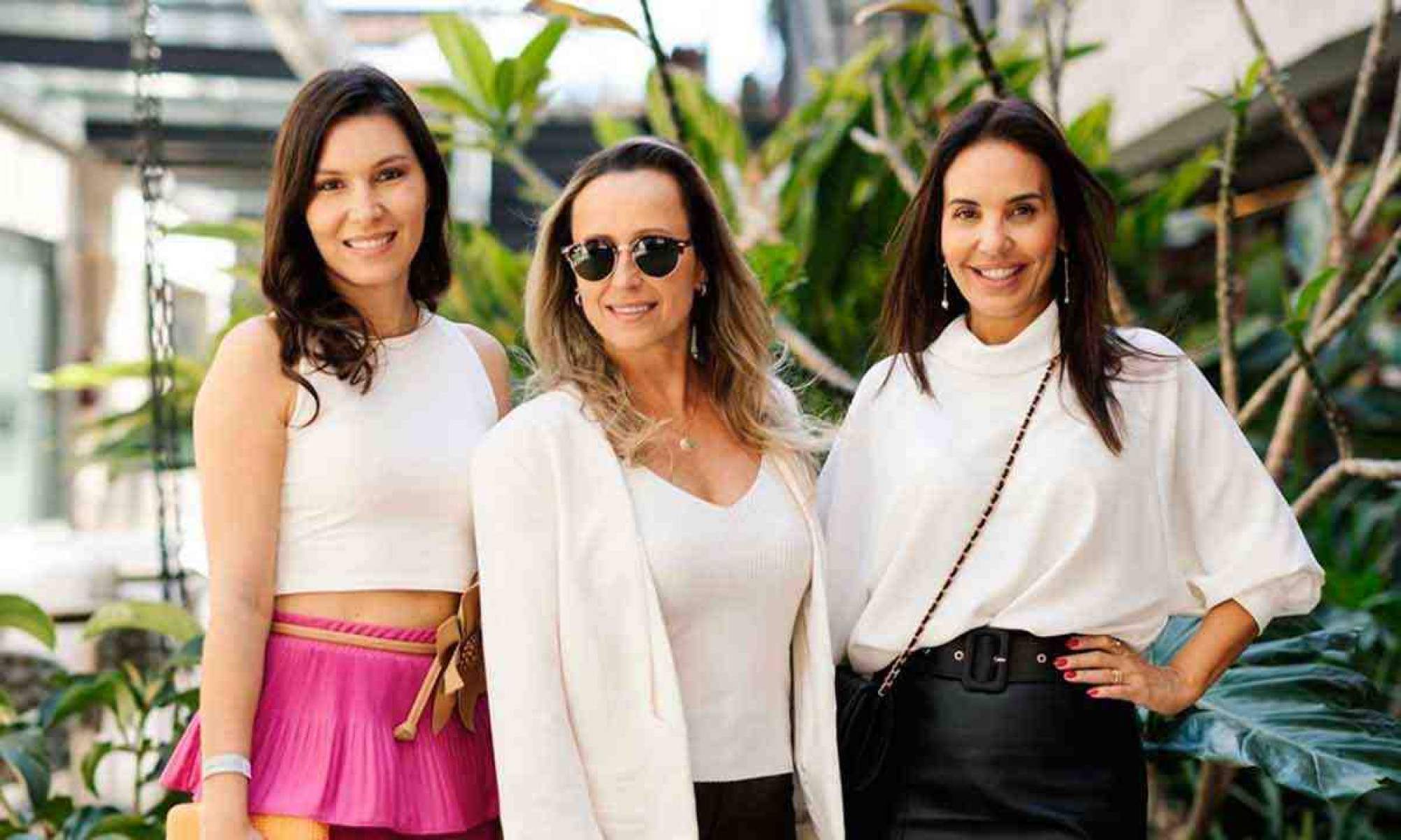 Letícia Longuinho, Andreia Campolina e Flávia Freitas