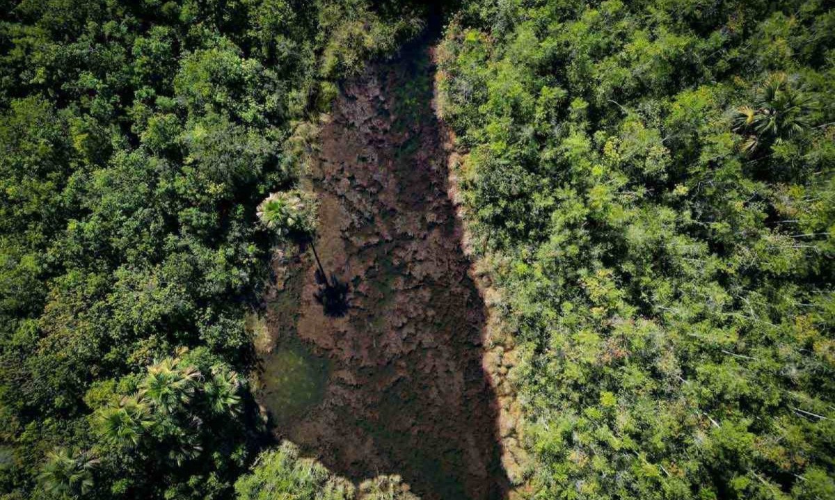 Vereda do Tamanduá-tão, afluente do rio Paracatu, citada em 