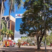 Incêndio atinge prédio da OAB Nacional em Brasília - Ricardo Daehn / CB / D.A Press