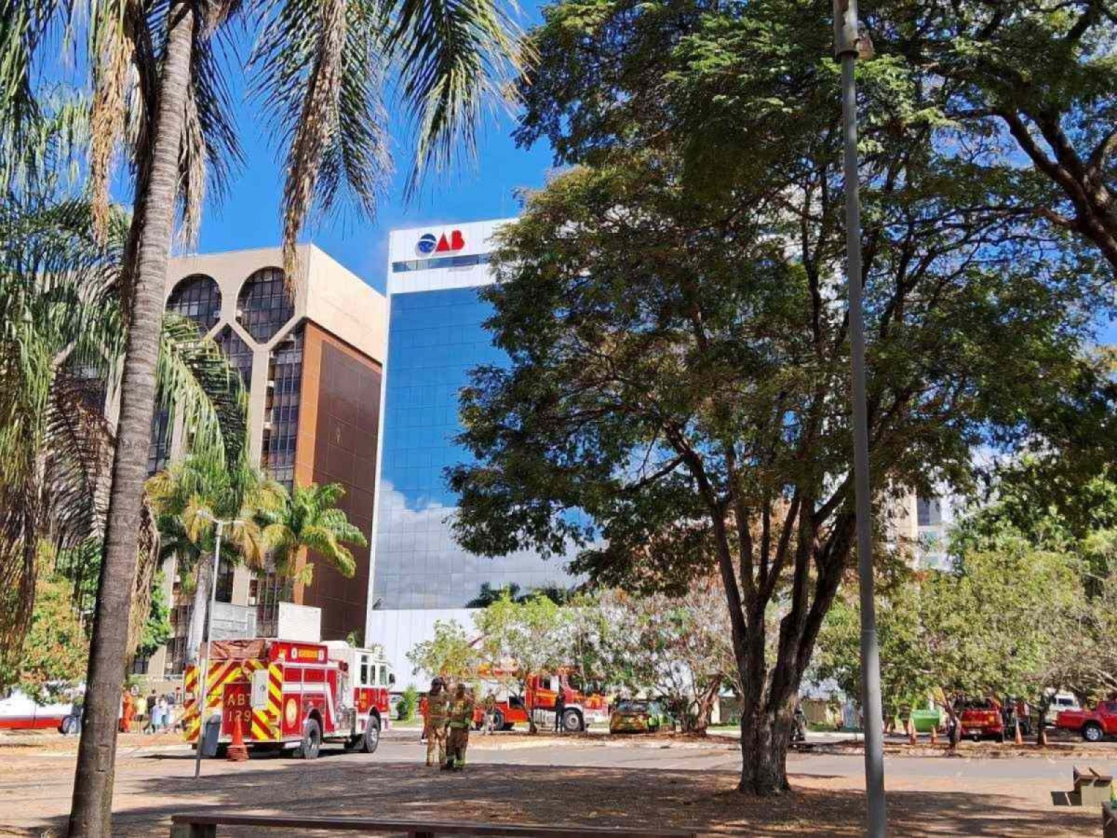 Incêndio atinge prédio da OAB Nacional em Brasília