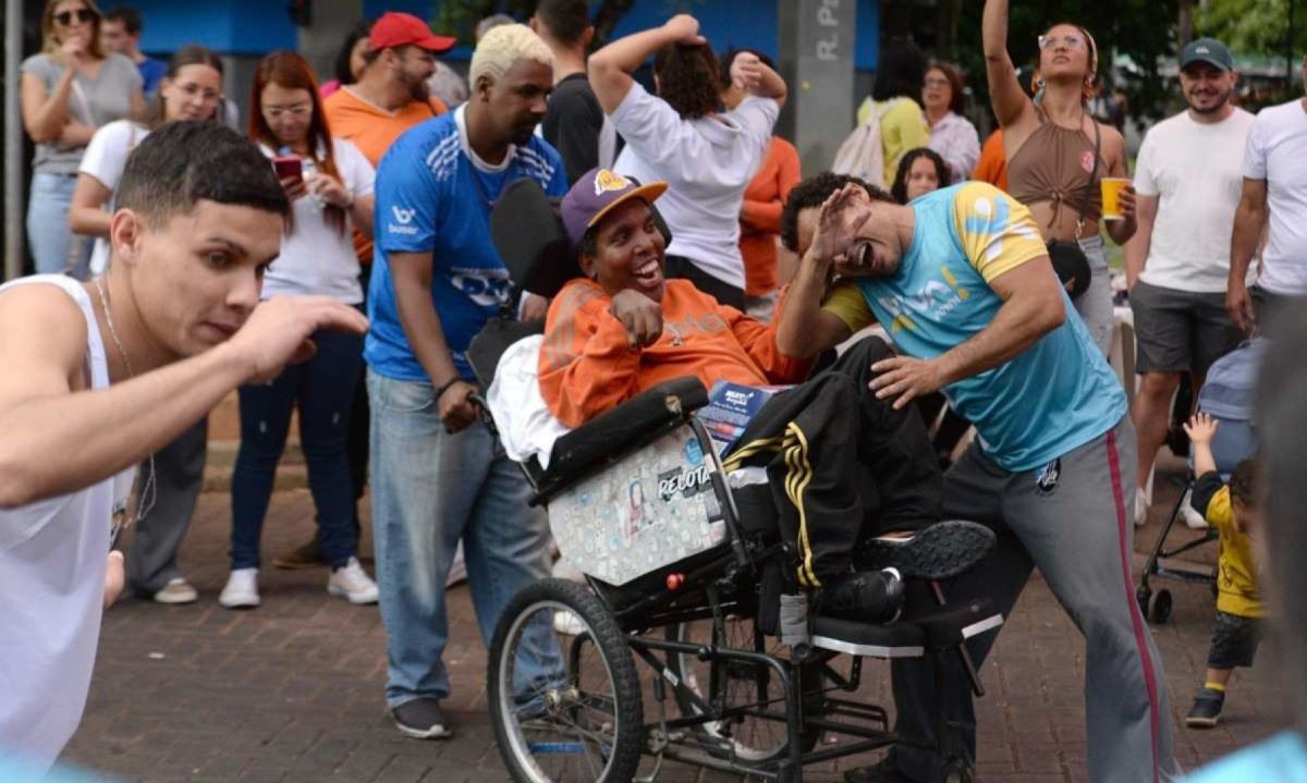 Realizado pela primeira vez em Minas, evento prioriza a defesa dos direitos das Pessoas com Deficiência -  (crédito: Túlio Santos/EM/D.A.Press)