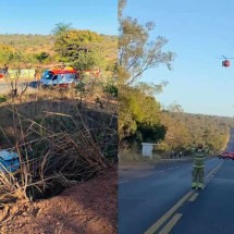 Sequência de tragédias: um morto e oito feridos em rodovia mineira - Reprodução/CBMMG