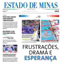 Confira a capa do Estado de Minas do dia 28/07/2024 - CAPA DO ESTADO DE MINAS