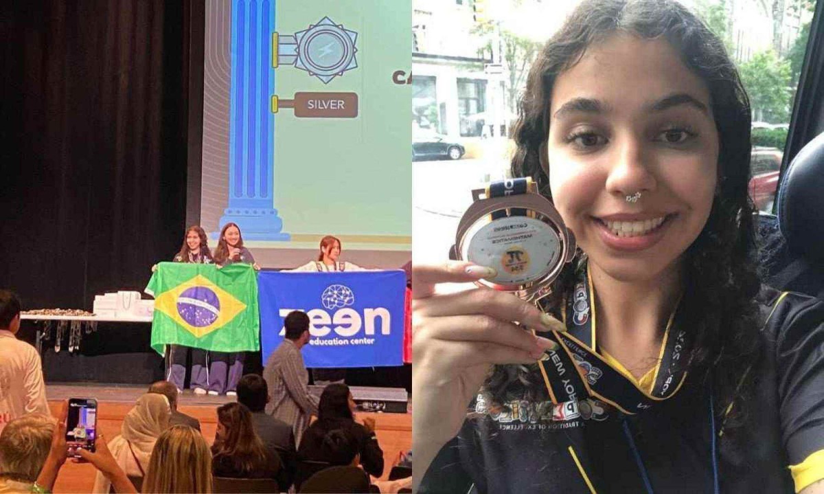 
A mineira Paula Xavier Ramalho, de 18 anos, ganhou medalha de bronze na Olimpíada de Matemática Copernicus
 -  (crédito: Reprodução/Arquivo pessoal)