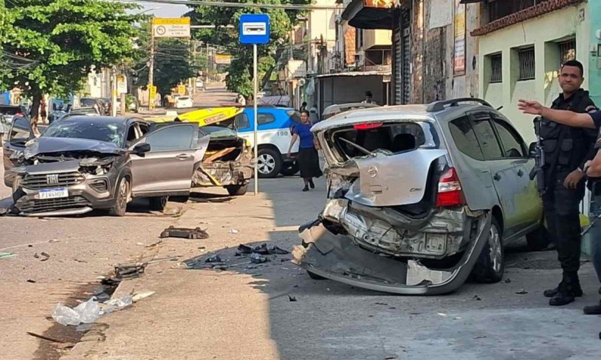 Motorista de aplicativo é baleado no pescoço -  (crédito: Cyro Neves / Rádio Tupi)