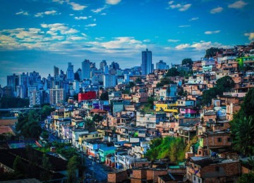 Morro do Papagaio, em BH -  (crédito:  Bruno Silva/mídia ninja)