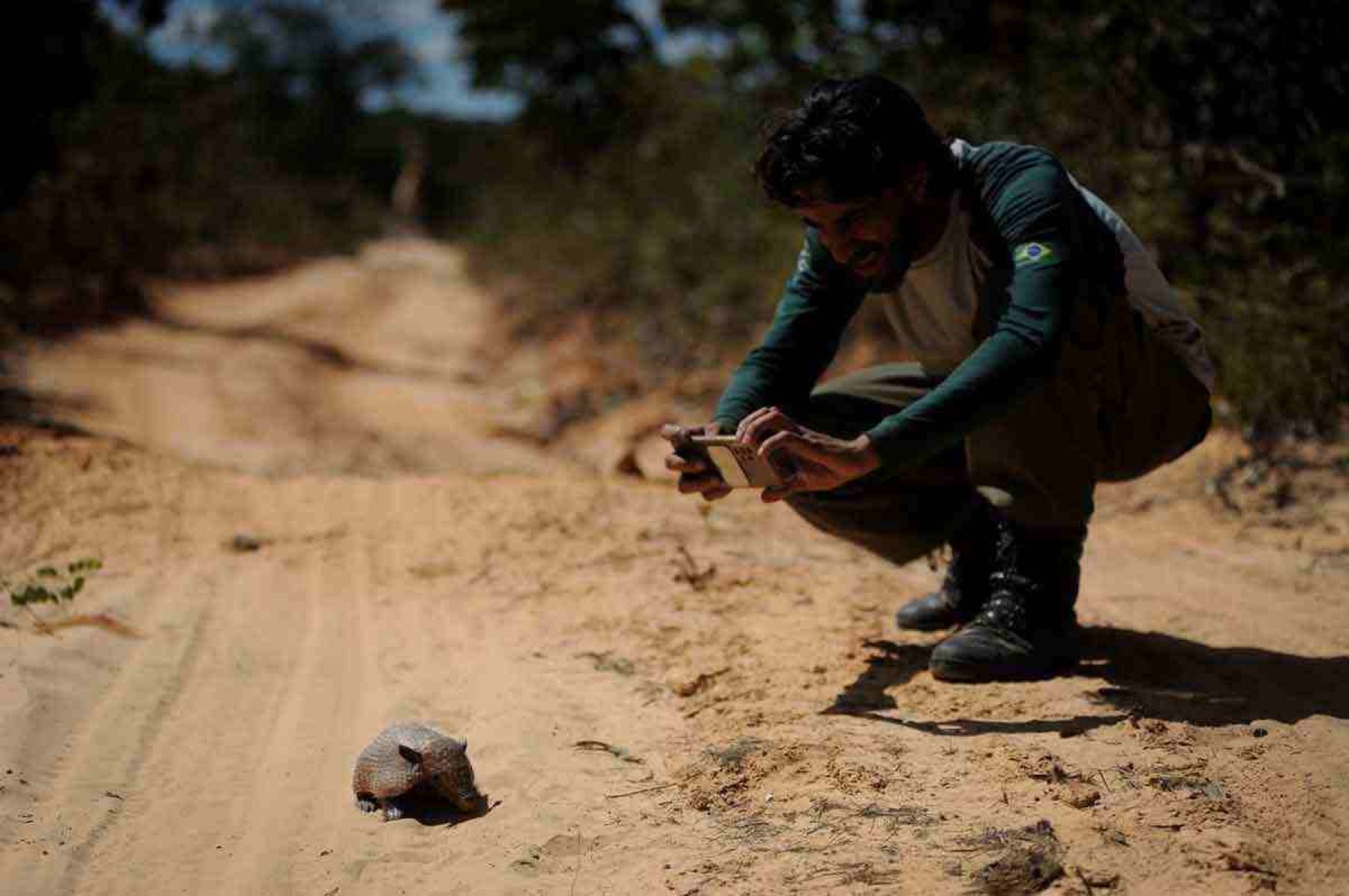 Um dos "guias" da expedição: Alberto Peterson de Almeida, Chefe do Parque Nacional Grande Sertão: Veredas