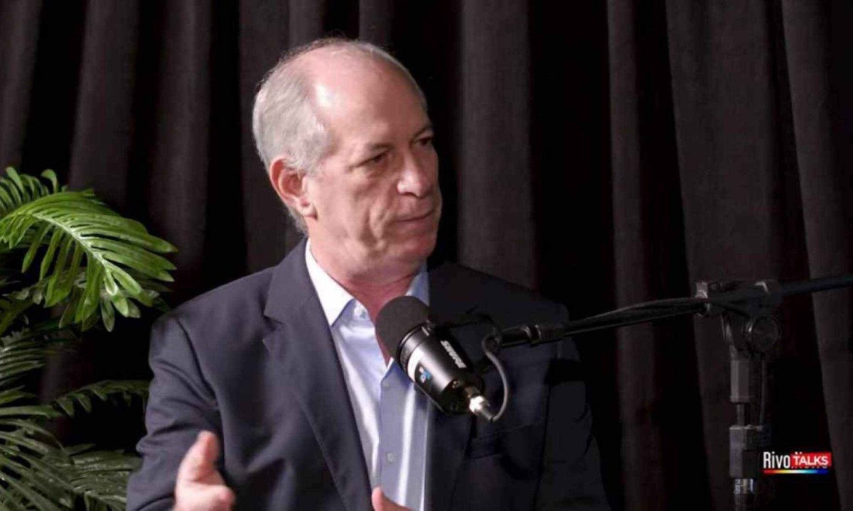 O ex-candidato à presidência Ciro Gomes criticou a pré-candidata à prefeitura de Belo Horizonte e correligionária dele, Duda Salabert -  (crédito: Reprodução/RivoNews)